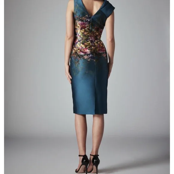 Frascara Dresses | Frascara Evening Dress | Color: Blue/Green | Size: 10 | Hmelancon4's Closet